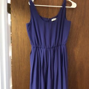 Calvin Klein pleated a-line dress